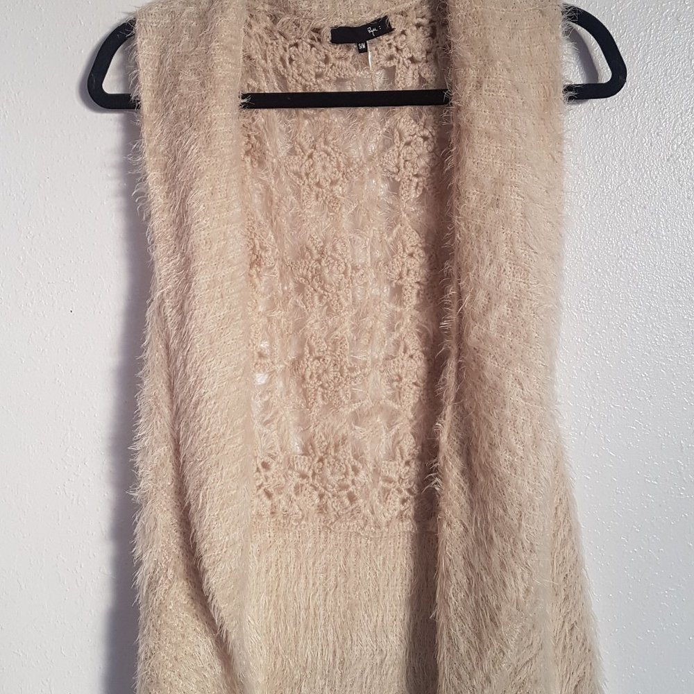 Fuzzy Knit Vest